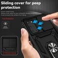 thumbnail image 4 of for Samsung Galaxy S20 Plus Case with Camera Lens Cover HD Screen Protector, Military-Grade Drop Tested Magnetic Ring Holder Kickstand Protective Phone Case for Samsung Galaxy S20+ Plus 5G (Black), 4 of 17