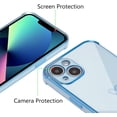 thumbnail image 2 of ZUKKASHAN Compatible with iPhone 14 Mini Case for Girls Women, Flexible Silicone Protective Phone Case with Cute Love Heart Pattern Gold Edging Shockproof Bumper Cover for iPhone iPhone 14 Mini, 2 of 5