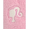 thumbnail image 5 of Barbie Faux Shearling Zip Up Sleeveless Jacket Vest Little Kid to Big Kid, 5 of 5