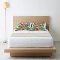 thumbnail image 6 of Yayeee Pillowcase Standard Size Set of 2 Satin Wrinkle Resistant Pillow Case, Floral Tomatoes, 6 of 7