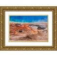 thumbnail image 1 of Meier, Tom 24x17 Gold Ornate Wood Framed with Double Matting Museum Art Print Titled - Bison, 1 of 4