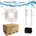 thumbnail image 5 of 34 Pcs Cat Fountain Filters Replacement Compatible with VEKEN 95oz/2.8L Cat Water Fountain Filters Automatic Dog Water Fountain Filters Pet Fountain, 5 of 6