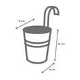 thumbnail image 4 of Set de 4 Macetas Colgantes Ideen Galvanizadas Blancas, 4 of 4