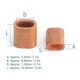 thumbnail image 3 of Kit surtido de sujeción de abrazadera de cuerda de bucle de prensado ovalado de cobre M3 con funda de cuerda de alambre de 20 piezas, 3 of 8