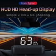 thumbnail image 4 of High Definition LED Stereo Imaging Display HUD Head-up Display Speedometer Car Diagnostic Tool OBDⅡ Fault, 4 of 8