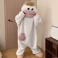 thumbnail image 7 of Xyant Big Mouth Monster Onesie Silly Monster Onesie Plush Onesie Pajamas for Men Women Cozy Home Loungewear, 7 of 7