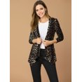 thumbnail image 3 of INSPIRE CHIC Cardigan Léger pour Femmes d'Halloween à Manches Longues, Ouvert à l'Avant, Ourlet Asymétrique, Très Grand, Brun, 3 of 6