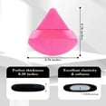 thumbnail image 2 of 8Pcs of Triangular Powder Puff Makeup Sponges, Made of Super-soft Velvet, Designed for Contouring, Eye, and Corner, Beauty Blender Foundation Mixing Container.(Black), 2 of 7