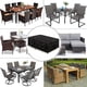 thumbnail image 4 of Tela Oxford 420D Para Muebles De Jardín Al Aire Libre Con Cordón De Dobladillo Y 2 Correas De Hebilla Cubiertas Impermeables Para Muebles De Patio Cubierta De Mesa A Prueba De Polvo Yuarrent HA044987-06, 4 of 6