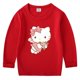thumbnail image 3 of Hello Kitty-Camiseta de manga larga para niños y niñas, top de cuello redondo de algodón con dibujos animados, ropa de primavera y otoño, 3 of 5