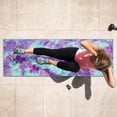 thumbnail image 5 of Tie Dye Yoga Mat Towel with Slip-Resistant Grip Dots, 5 of 11