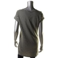 thumbnail image 2 of Joie Womens Striped Tee Shirt Dress, Green, Small, 2 of 2