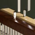 thumbnail image 3 of JJKBVCLO Functional Windproof Sock Clip Clothesline With 10 Clips Portable Folding Sock Rack Underwear Clothesline Rack Balcony Travel Versatile Slip Clothes Clip, 3 of 5
