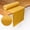 Gold, variant on American Homestead Paper Table Runner Roll - 78 ft. Disposable Linen-Like Table Cover Roll - 20 Perforated Table Runners (16" x 48") for Parties, Weddings, and Events -Orange