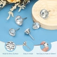 thumbnail image 4 of Uxcell 25 Pcs Clavos de Tapicería de Cristal de 18mm Clavos de Tapicería de Diamante para Sofá Muebles Cabecero de Cama Acolchado Decoración de Pared Manualidades de Bricolaje, 4 of 7