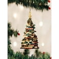 thumbnail image 6 of 3pcs personalized gifts for book lovers, book lover's tree ornament, acrylic tree ornament gift for her librarian, 2024 christmas ornaments, book club gift, 6 of 6