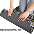 thumbnail image 3 of Multicolor Bigfoot and Text Pattern Hot Yoga Mat Towel Non Slip for Hot Yoga - Quick-Drying Yoga Mat Cover with 4 Corner Pockets with Travel Bag - Hot Yoga Towel Non Slip 70"x26", 3 of 6