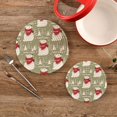 thumbnail image 2 of FREEAMG Cute Polar Bear Trivets for Hot Pots and Pans and Pot Holders 2PCS – Cotton Rope Round Mats, Hot Pads for Kitchens, Coasters, Placemats, 2 of 7