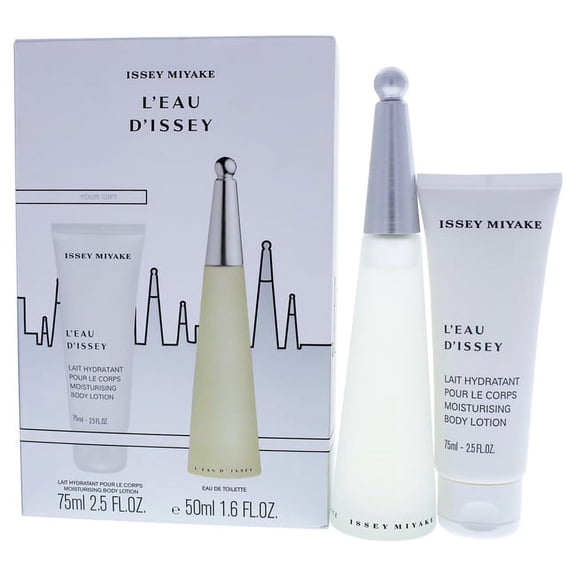 L'eau D'issey by Issey Miyake for Women - 2 Pc Gift Set 1.6oz EDT Spray, 2.5oz Moisturising Body Lotion