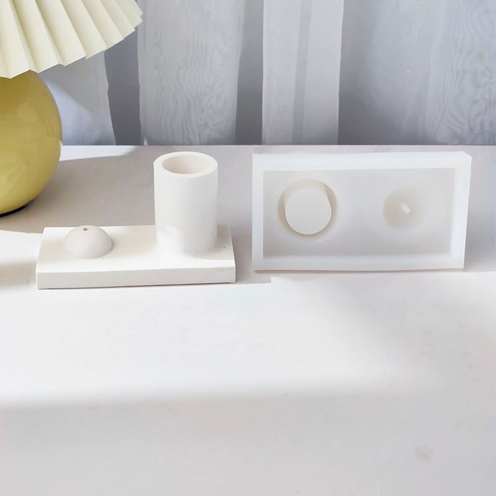 Candlestick Resin Mold Flower Epoxy Casting Silicone Molds for Holder Home Table Decorations