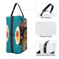 thumbnail image 3 of Goofa I Love Sushi Printed Toiletry Bag with Handle,Large Capacity Travel Makeup Cosmetic Bag for Women, Carry on Airport Airline Compliant Bag, 3 of 9