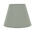 thumbnail image 2 of Set of 6 White English Barrel 6 Inch Linen Chandelier Shades, 2 of 5