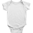 thumbnail image 2 of Tulo & Garn Baby Bodysuit Soft 100% Cotton Snapsuit  White, 12m, 2 of 2