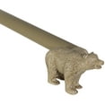 thumbnail image 3 of Urbanest Farmhouse Bear 3/4" Adjustable Curtain Rod – Heavy-Duty Telescoping Drapery Rod with Decorative Bear Finials – Extendable Window Rod for Curtains & Drapes, 84"–120″, Cottage Beige, 3 of 5