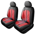 thumbnail image 3 of for Jaguar Xj 2013 Car Seat Cover, Black and Red Car Seat Covers, Faux Leather 360° Full Wrapped Set Anti-Slip Backing Beautify Car Interior, Protect Car Seats, 3 of 9