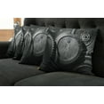 thumbnail image 5 of Ambesonne Grey Throw Pillow Cover 4 Pack, Medieval Old Human Body, 18", Grey, 5 of 5