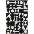 thumbnail image 1 of Novogratz TOPANTOP-3BLK5076 5 ft. x 7 ft. 6 in. Topan-3 Hand Woven Rectangle Area Rug - Black, 1 of 2