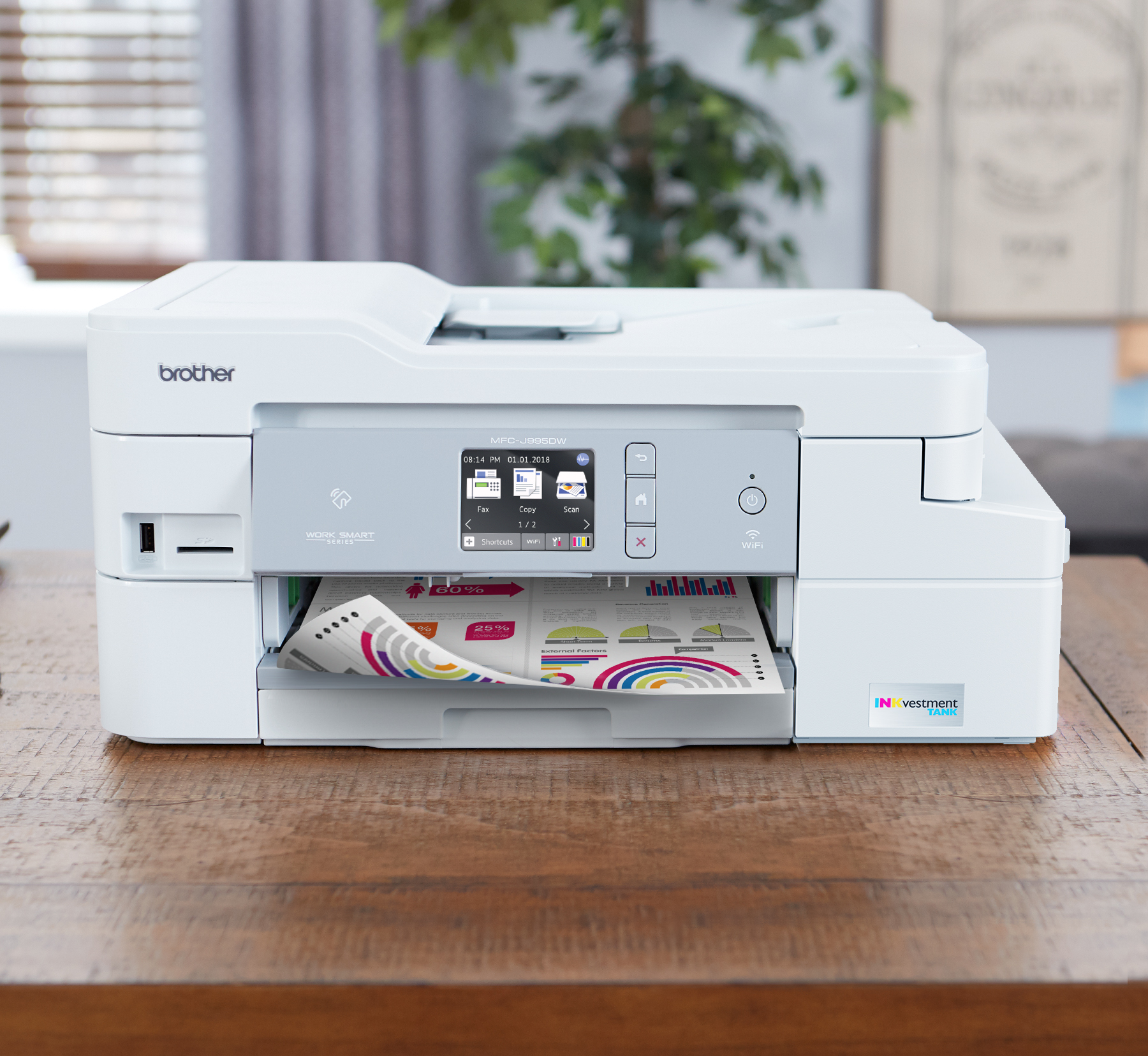 Brother MFC-J995DW INKvestment Tank Color Inkjet All-in-One