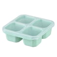 thumbnail image 1 of Less Than 5 Tableware Bento Box Adult Lunch Box 4 Compartment Meal Prep Container for Kids Reusable Food Storage Containers with Transparent Lids Microwaveable, 1 of 8