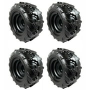 4 Genuine Power Wheels 3900-6454 Black Wheel For Jurassic World Dino Racer ATV
