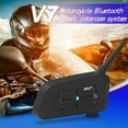 thumbnail image 5 of EJEAS V7 Motorcycle Helmet Bluetooth Intercom Headset 2 Riders 1200M Helmet Bluetooth Headset Wireless Communication System 2Pc, 5 of 16