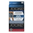 thumbnail image 3 of Jockey Essentials® Men's Zero Chafe Pouch Boxer Brief, 6" Inseam, Pack of 3, Separation Underwear, Comfort Workout Underwear, Sizes Small, Medium, Large, Extra Large, 2XL, 3XL, 6849, 3 of 9