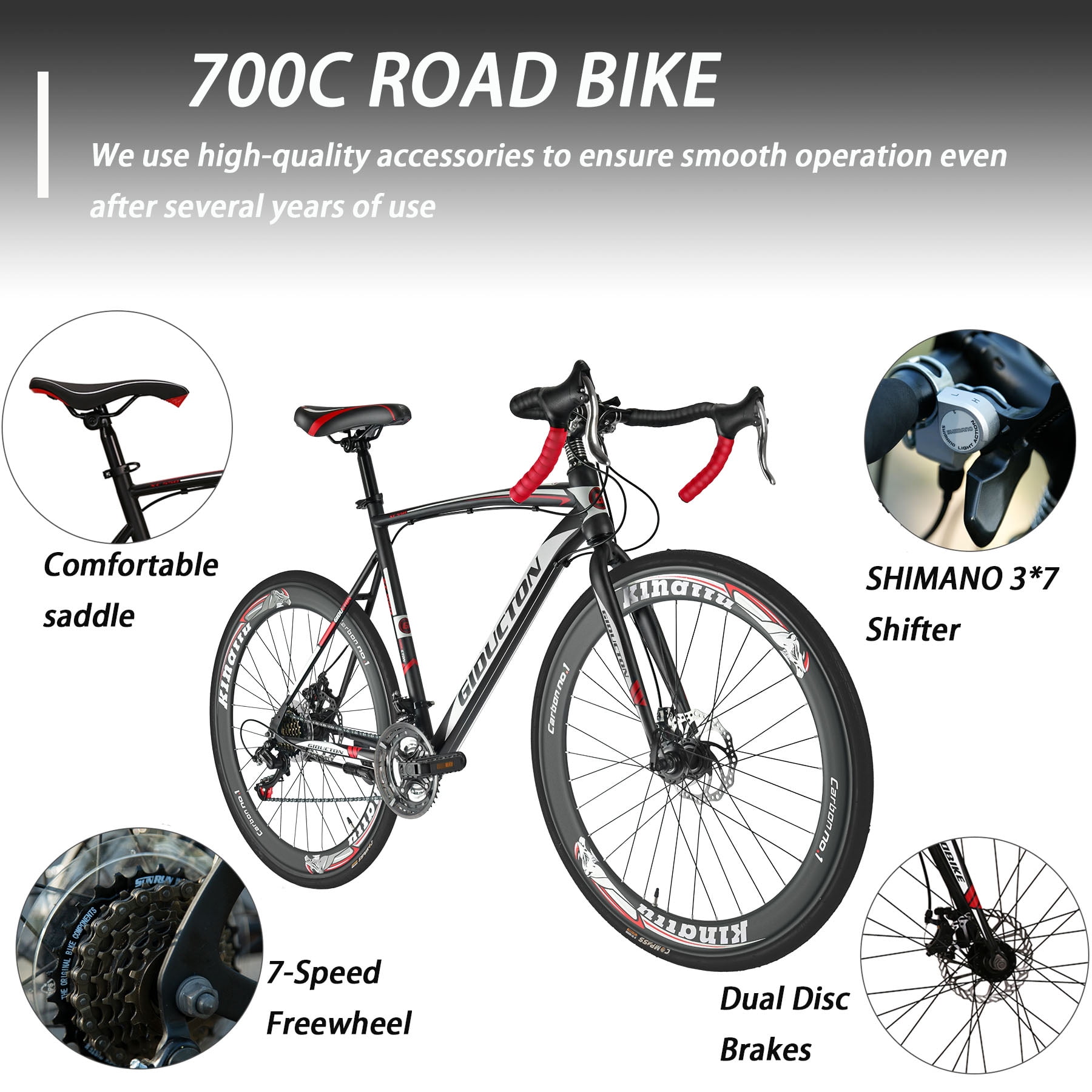 EUROBIKE XC550 ロードバイク Amazon | EUROBIKE ロードバイク XC550 アウトドア サイクリング