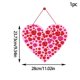 thumbnail image 3 of pstuiky Decoraciones de San Valentín para el hogar: corazones de papel colgantes para interiores, decoración de pared para San Valentín., 3 of 9