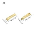 thumbnail image 2 of 10 Sets Double Open Zipper Repair Latch Kits, #5 Insert Pins for Jacket Coat, Light Golden, 2 of 5