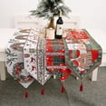 thumbnail image 1 of Decoraciones navideñas para el hogar, tela tejida, Bandera de mesa, mantel navideño creativo, decoración de mesa, vestidor para el hogar, 1 of 3