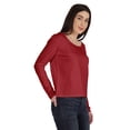 thumbnail image 3 of Inkmeso T-Shirt en Coton à Manches Longues Style de Rue Col Rond pour Femmes, 3 of 7