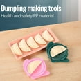 thumbnail image 6 of Holloyiver Dumpling Maker, Colorful Pastry Skin Press Mold Set, Plastic Chinese Dumpling Wonton Meat Pierogi Pie Dough Press Skin Maker Kit for Home Kitchen Cooking Picnic Holiday, 6 of 6