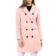 thumbnail image 2 of Abrigo de invierno para mujer INSPIRE CHIC con solapa muesca, abrigo trinchera de doble botonadura, talla XL, color rosa, 2 of 7