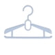 thumbnail image 1 of 6 perchas retráctiles para ropa, para chaquetas, pantalones, camisas, vestidos, para balcón, color azul., 1 of 14