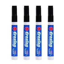 Naxoaeo Low Odor Dry Erase Marker, Bullet Tip White Board Marker, 4 Count, Fine Tip, Low Odor Ink
