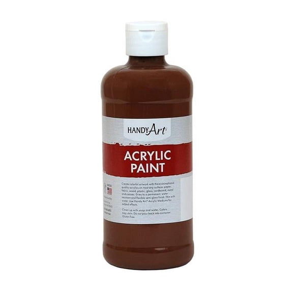 Peinture Rock-Handy Art RPC101085 Peinture Acrylique - Terre de Sienne Brûlée - 16 oz