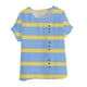 thumbnail image 4 of Vestidos Casuales Para Mujer, Blusas De Mujer De Moda Blusa informal de lino con botones y manga corta estampada para mujer, 4 of 5