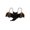 D, variant on Halloween Decorations Bats Wall Decor Halloween Party Decorations Indoor Outdoor Decor Supplies, Reusable Pvc 3D Black Bats Stickers for Creepy Home Bathroom Decor, A
