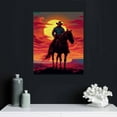 thumbnail image 5 of COMIO Western Cowboys Print, Vintage Cowboy Decor, Cowboy Western Wall Decor for Bedroom, Western Pictures Cowboy Art Prints, Rustic Rodeo Wall Art, Cowgirl Room Decor for Home,floral,Print, 5 of 5