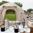 thumbnail image 6 of Lsupdaol 2 Pack Enamel Camping Mugs 12 oz Coffee Mugs with Handle Portable Camp Drinking Cups Bulk Vintage Metal Cups for Home Office Party Supplies, 6 of 6